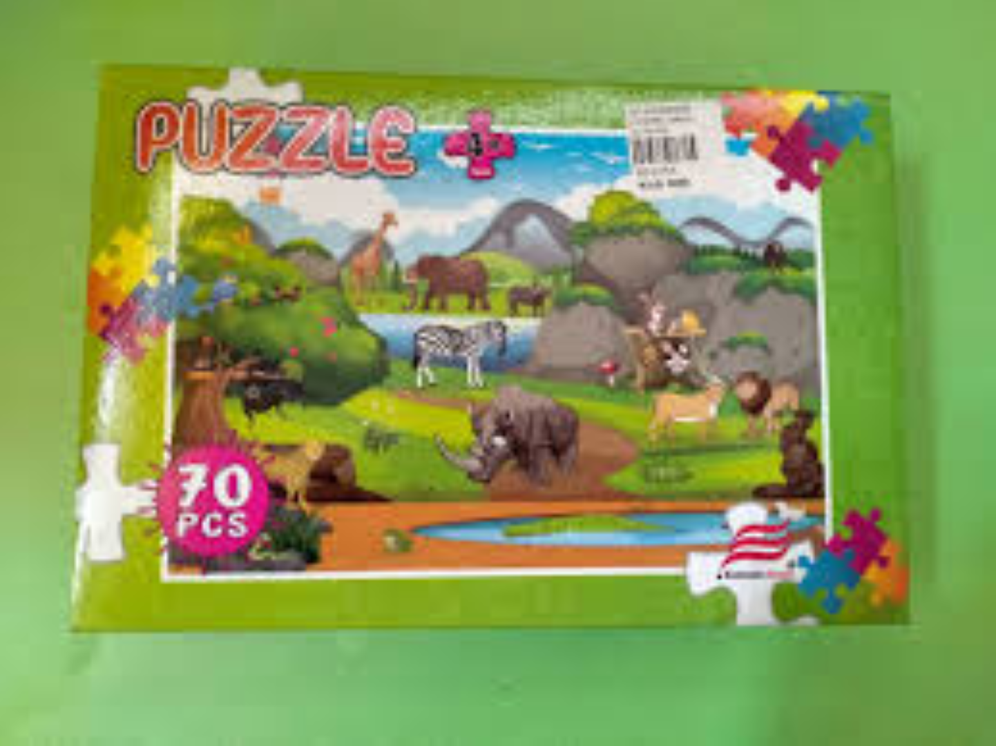 ECONOMIC PUZZLES 70 PIECES JUNGLE